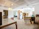 Open-concept kitchen featuring unfinished cabinetry and appliances at 1369 Brookside Dr, Venice, FL 34285