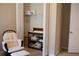 Organized closet space with changing table and shelving, offering ample storage in a Bedroom setting at 32618 Rapids Loop, Wesley Chapel, FL 33545