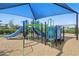 Community playground featuring a climbing area, slide and covered area at 16231 Pine Mist Dr, Bradenton, FL 34211