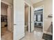 Hallway featuring access to bedroom, toilet room and closet at 31840 Magna Gulf Loop, San Antonio, FL 33576