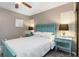 Comfortable bedroom with soothing color palette, offering a relaxing retreat and a calm ambiance at 3221 White Ibis Ct # C1, Punta Gorda, FL 33950