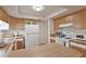 This kitchen offers ample countertop space and cabinet storage at 6108 Penny Ln # 0, Bradenton, FL 34207