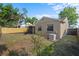 Fenced-in backyard featuring green spaces and a screened in patio at 1904 Crown Park Dr, Valrico, FL 33594