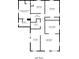 Detailed floor plan showcasing layout with labeled rooms and dimensions for overall home at 4812 N 37Th St, Tampa, FL 33610