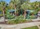 Community playground featuring modern equipment, shaded areas, and landscaped surroundings at 8721 Crystal Creek Ct, Land O Lakes, FL 34638