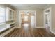 Inviting living room featuring new wood flooring and an open floor plan for seamless entertaining at 1424 14Th S St, St Petersburg, FL 33705