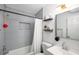 Clean and modern bathroom with tiled shower, updated fixtures, and a sleek vanity at 2356 Kingston S St, St Petersburg, FL 33711
