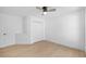 Bedroom features a ceiling fan and closet at 709 Tuscanny St, Brandon, FL 33511