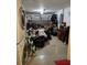 Garage interior with clutter and laundry units at 119 Caddy Rd, Rotonda West, FL 33947
