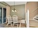 Charming dining area with sliding glass doors and an inviting atmosphere at 10429 Heron Lake Dr, Riverview, FL 33578