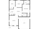 A clear and detailed floor plan showcasing the layout of the rooms and the overall structure of the home at 11114 Shadybrook Dr, Tampa, FL 33625