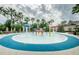 Community splash park featuring vibrant water features and sprinklers for outdoor fun at 27740 Water Ash Dr, Wesley Chapel, FL 33544
