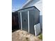 Durable metal shed in backyard at 821 Silver Springs Nw Ter, Port Charlotte, FL 33948