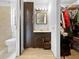 Bathroom featuring a vanity cabinet with storage, a sink, and a medicine cabinet at 2008 Mandalay Ct, Oldsmar, FL 34677