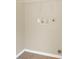 An indoor laundry hook-up space with upper storage shelves at 806 Rocky Mountain Ct, Valrico, FL 33594