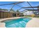 Backyard features a screened-in pool, a patio area, and lush landscaping, perfect for outdoor living at 4651 Helena Ne St, St Petersburg, FL 33703