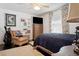 Nautical-themed bedroom features a comfortable bed, stylish decor, and plenty of natural light at 3404 W Villa Rosa St, Tampa, FL 33611