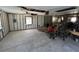 Unfinished basement featuring exposed framing, concrete floors, and a single window at 359 S Orchid Dr, Ellenton, FL 34222