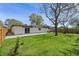 This spacious backyard has plenty of room for activities and entertaining at 3926 Helena Ne St, St Petersburg, FL 33703
