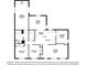 Detailed floor plan showing the layout of the home's rooms, including bedrooms, kitchen, and living spaces at 6426 Eden Ln, Tampa, FL 33634