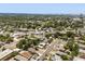 Aerial view of city neighborhood showcasing residential streets at 1465 Pierce St, Clearwater, FL 33755