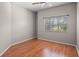 Bright bedroom with hardwood floors and a ceiling fan at 2411 W Horatio St # 537, Tampa, FL 33609