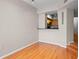Spacious living room with hardwood floors and open kitchen view at 2411 W Horatio St # 537, Tampa, FL 33609