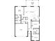 Open-concept floor plan showcases a spacious kitchen, great room, primary bedroom, and extended patio at 6353 Scarlet Amethyst St, Land O Lakes, FL 34638