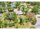 Aerial view of the property showcasing its location on a desirable street at 2900 Hammock Dr, Plant City, FL 33566