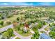Aerial view of the property showcasing its location in a tree-lined neighborhood at 2900 Hammock Dr, Plant City, FL 33566