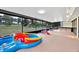 Enclosed porch with view and playset, slide, trampoline and hot tub, perfect for a Gathering at 2900 Hammock Dr, Plant City, FL 33566