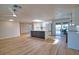 Modern kitchen with sleek cabinets, island, and stainless steel appliances at 1933 Oregon Trl, Englewood, FL 34224