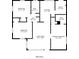 Detailed floor plan showcasing the layout and dimensions of the home's interior at 3944 11Th S Ave, St Petersburg, FL 33711