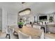 Spacious dining area open to the kitchen and living room, great for entertaining at 9188 Forge Breeze Loop, Wesley Chapel, FL 33545