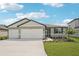 Charming single-Gathering home features a spacious three-car garage and well-manicured lawn at 13828 Richland Gulf Cir, Parrish, FL 34219