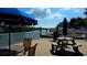 Enjoy outdoor dining and relaxation on the expansive patio with water views, grilling and a picnic table at 5000 Culbreath Key Way # 9-101, Tampa, FL 33611