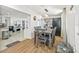 Open dining room area with modern decor and an adjacent living space at 10227 Parsons St, Tampa, FL 33615