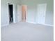 Bright, carpeted bedroom with open doorways and ample natural light at 18875 Noble Caspian Dr, Lutz, FL 33558
