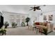 Bright living room with neutral walls, stylish furnishings, and plenty of natural light at 260 Coronado Dr, Punta Gorda, FL 33950
