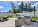 Outdoor patio area featuring an outdoor seating area and grill at 2110 W Farwell Dr, Tampa, FL 33603
