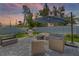 Outdoor patio area featuring an outdoor seating area and grill at 2110 W Farwell Dr, Tampa, FL 33603
