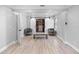 Spacious bedroom features a walk-in closet with sliding doors, tile floors, and a modern aesthetic at 2110 W Farwell Dr, Tampa, FL 33603