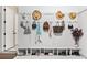 Organized mudroom with built-in storage and hooks, designed for practical and stylish entryway solutions at 4754 Manning Ct, Sarasota, FL 34240