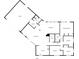 Detailed floor plan showcasing the layout of the home, including the kitchen, living room, and bedrooms at 5225 20Th N St, St Petersburg, FL 33714