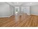 Open floor plan living room with wood floors and lots of natural light at 5225 20Th N St, St Petersburg, FL 33714