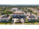 Aerial view featuring complex, parking, and landscaping at 6100 12Th S St # 313, St Petersburg, FL 33705