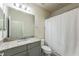 Bathroom featuring a single sink with granite countertops and a combined shower and tub at 8126 Muddy Pines Pl, Tampa, FL 33635