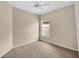 Bedroom boasts natural light from a bright window and carpet at 22802 Roderick Dr, Land O Lakes, FL 34639