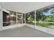 Relax and enjoy the outdoors on this screened patio near the water at 22802 Roderick Dr, Land O Lakes, FL 34639