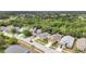 A peaceful street view with houses and lush green trees surrounding the area at 22802 Roderick Dr, Land O Lakes, FL 34639